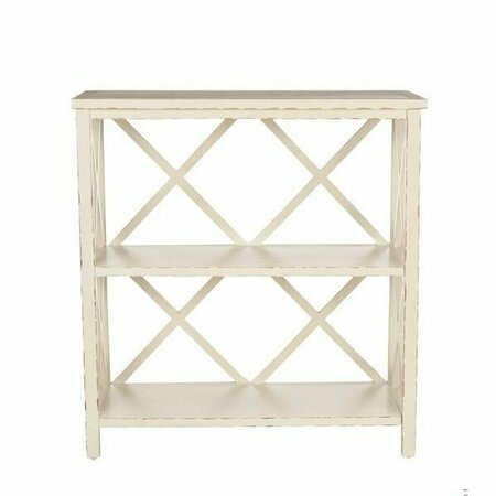 SAFAVIEH Cooper Distressed Ivory Bookcase AMH6536A